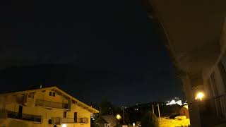 Chamonix storm short timelapse - 19 July 2022