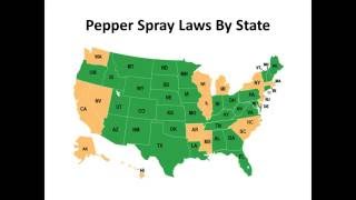 Pepper Spray Laws by State (United States)