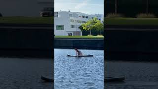 What are your hobbies? I am in love with water 🏄‍♀️ #sup #amsterdam