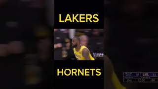 THE KING MOVES LAKERS VS HORNETS