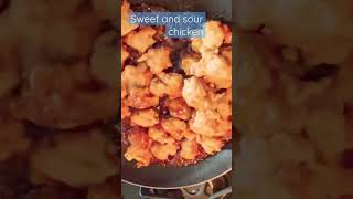 Sweet and sour chicken #homemade #sweetandsourchicken #asrm #food #reels