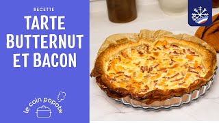 Tarte butternut bacon