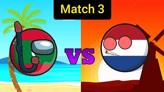 WHO Will Reign Supreme? Countryball wrestling championship, netherlands vs Among us Maldives