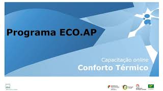 Sessão de Capacitação Online “Conforto Térmico”