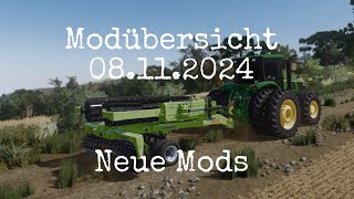 LS22 (Ps4) Modübersicht 08.11.2024 Neue Mods