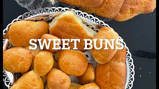 EASY WAY TO MAKE SWEET BUNS/ BRIOCHE AT HOME/ بريوش مع جبنة الحليب بدون عجن أو مجهود