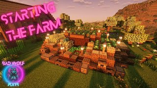 Minecraft Farming Crossing 4 Ep 2 Mining, Farming and Learning to COOK