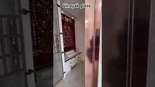 Slim profile aluminium openable door of temple with soft closing mechanism... #trending #viralvideo