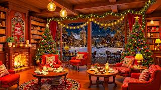 Snowfall & Cozy Jazz Christmas 🎄 | Winter Jazz Music to Warm Your Holiday Nights