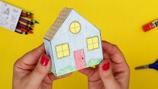 Printable 3D House Craft - Easy Paper Crafts