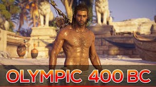 Assassin's Creed Odyssey: Alexios Is A OLYMPIC CHAMPION (Olympics Games Tournament Scene)