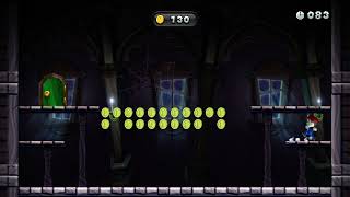 Ghost House Coin Curse New Super Mario Bros. U Deluxe Gold Metal 150 Coins (Summer Special)