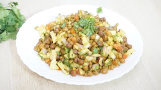 Easy & Quick Weightloss Recipe|Sprouts & Chana Salad|Weightloss Salad Recipe|High Protein Salad