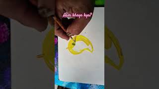 Mango drawing, aam kisko kisko pasand nhi h??