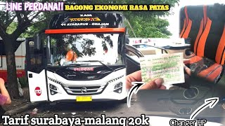 line perdana!!Bagong kelas ekonomi rasa sultan!surabaya-malang 20k saja👍