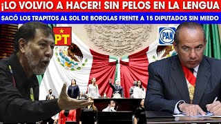 ¡Lo volvió a hacer! Noroña pone su su vida en riesgo, sin miedo dijo Felipe Calderón que NADIE sabía