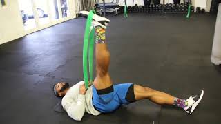 BANDED LEG RAISES