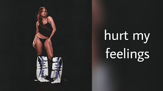 hurt my feelings - Tate McRae (Lyrics)