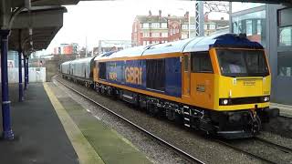 60002 and 37219 at Altrincham 4th March 2021