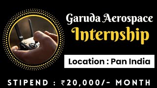 Highest Paid Agriculture Internship | 20K/Month Stipend | Garuda Aerospace | Agrihunars