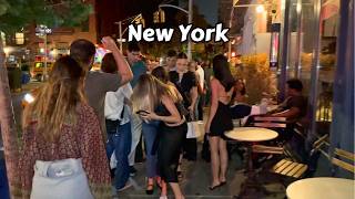 Walking Manhattan Nightlife Areas In New York