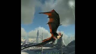 ARK Ice Wyvern - Fly Fight