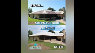 SOFTWASHING ( ROOF -  HOUSE  - CONCRETE ) Part 2