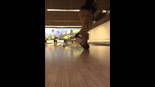 Slow-Motion Bowling Strike