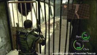 RESIDENT EVIL 5: Chapter 2-1 'Storage Facility' (Handgun) [Pt.1]