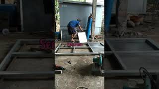 Pintu Plat Besi Hollow Galvanis