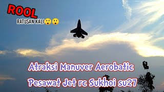 Atraksi Manuver Aerobatic Pesawat Rc JET SUKHOI SU27