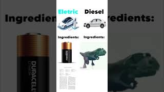 Electric vs. Diesel #shorts #memes #mrbeast #fyp