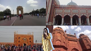 Today we went to visit India's four historical monuments🇮🇳😊||travelvlog||2nd vlog😊