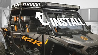 How To Install Tusk UTV Adventure Roof Rack | 24+ Polaris RZR XP 4 1000