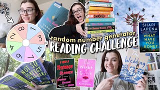 random number generator decides how many hours i read every day for a week 🕓📖 (reading challenge 2)