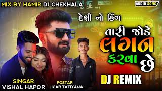 Tari jode lagan karva chhe dj remix      || vishal hapor new dj remix song