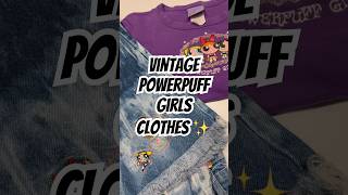 Vintage Cartoon Network Clothes 🔲 #PowerpuffGirls #CartoonNetwork #VintageKidsClothes #90sNostalgia