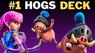 #1 Royal Hogs Deck To Play In Clash Royale! 🏆