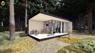 Micro House In The Woods (Fly-through Animation Trailer)