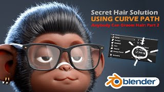 Create any hairstyle in Blender Tutorial: Easy hair groom workflow with Path and Geonodes (Part 2)