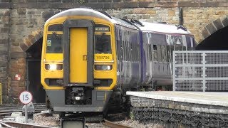 Class 158 Northern Train Arriving at Sheffield Station, England