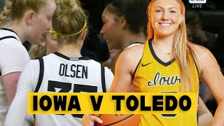 Iowa Women’s Basketball Sends a Message to the League | Dominates Toledo 94-57!