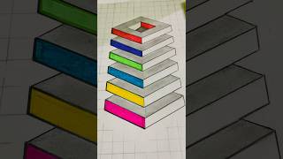 3d  drawing | illusion drawing 3d drawing 3d art 3d building design 3d tower