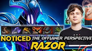 7.37D -  Crazy PlayNoticed Razor The Offlaner - Dota 2 Pro Full Gampelay #noticed #razor