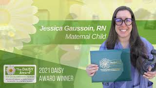 Daisy Award Winner, Jessica Gaussoin, RN Maternal Child RRH