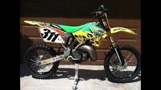 Suzuki RM 250 exhaust sound and ride