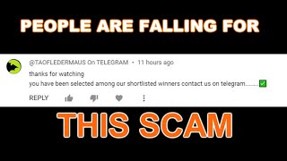 The latest scam on Youtube seems to be working