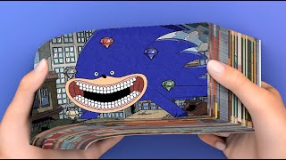 SHIN SONIC Cartoon Adventure | Epic FlipBook Animation