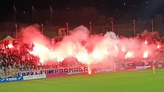 Bakljada Armade na utakimici Rijeka - Hajduk 29/09/2024