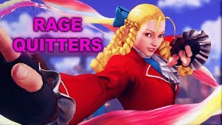 SFV - Rage Quitters - Laura/Akuma/Nash/Balrog/Ken/Ryu